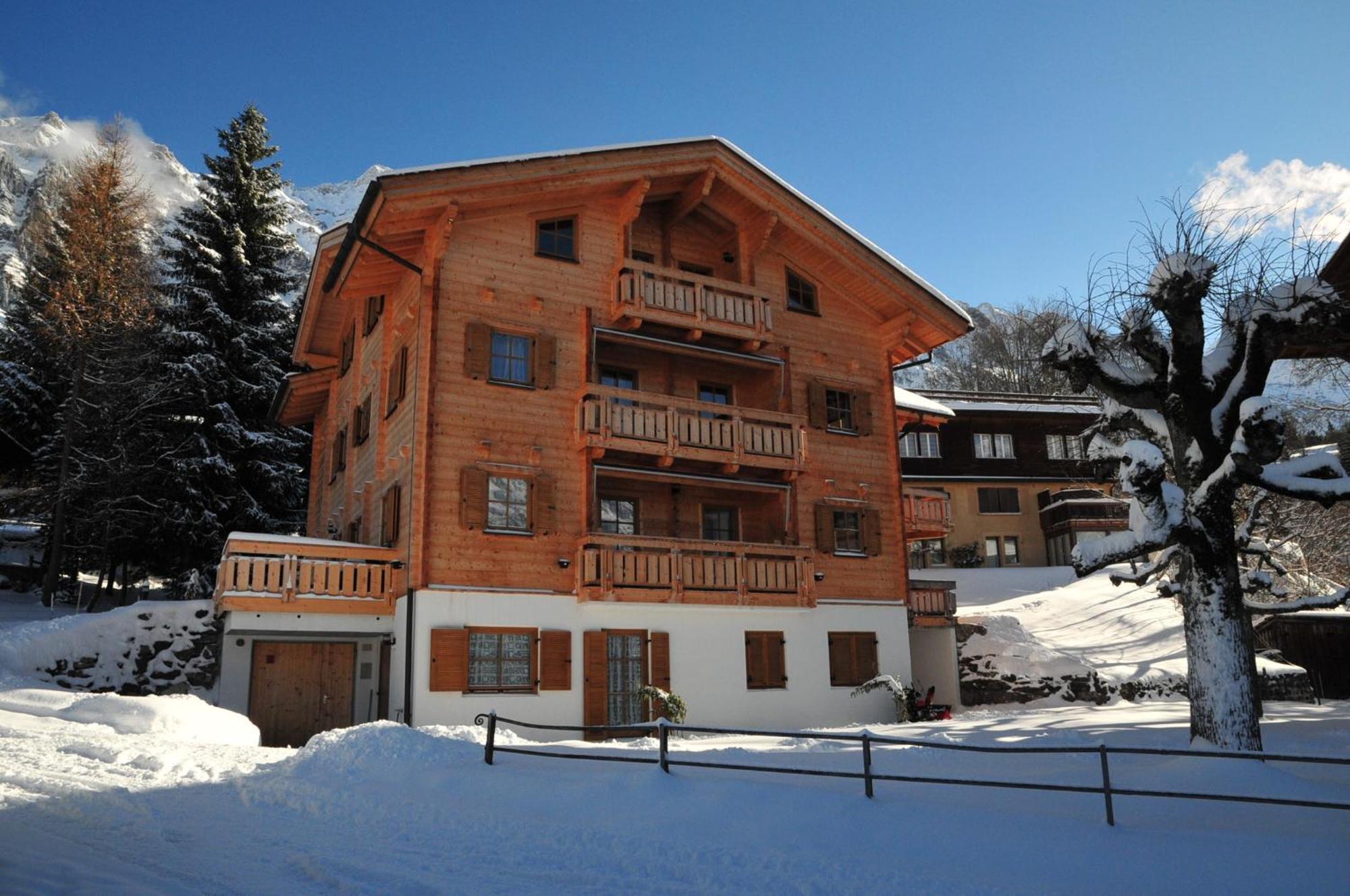 Chalet Alpina Gyger 벤겐 외부 사진
